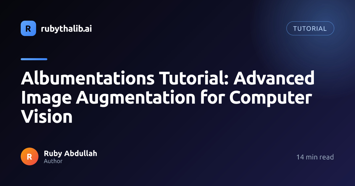 Albumentations Tutorial: Advanced Image Augmentation for Computer ...