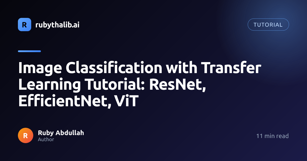 Image Classification with Transfer Learning Tutorial: ResNet ...